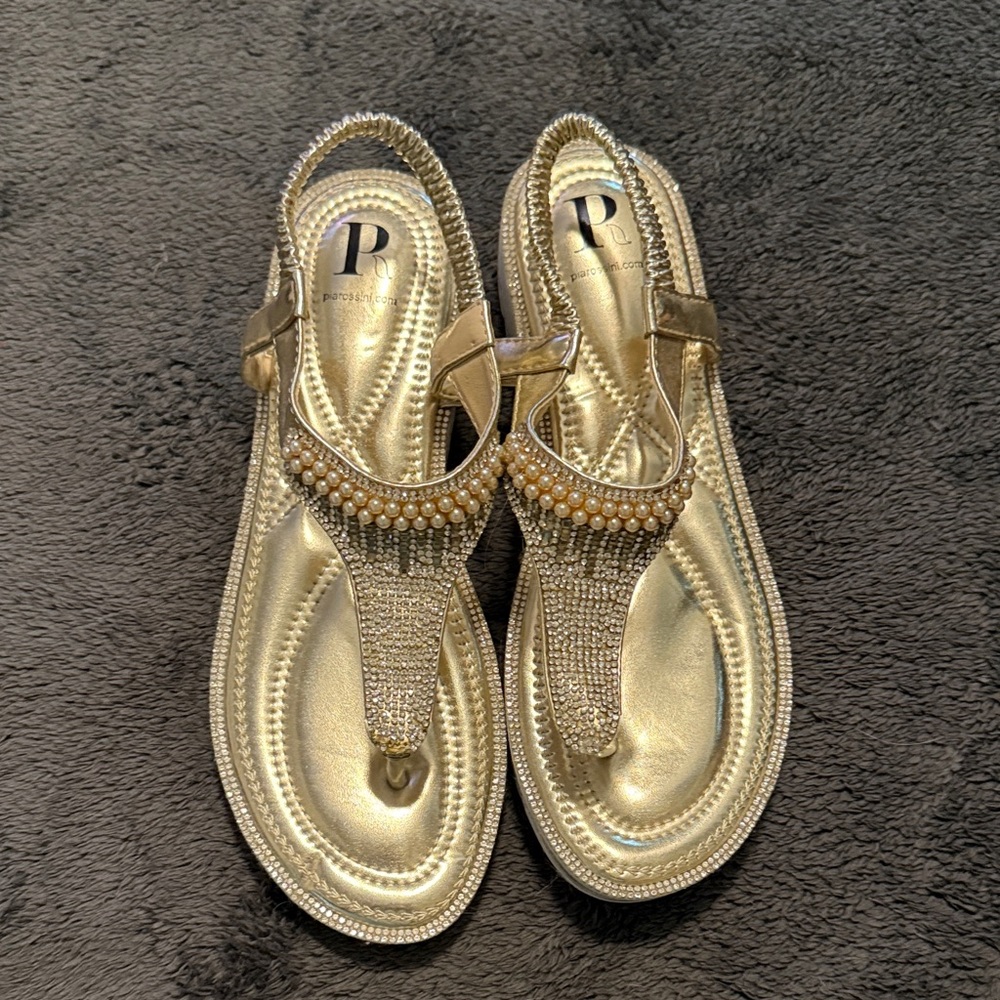 Shimmering Gold Women's Sandals